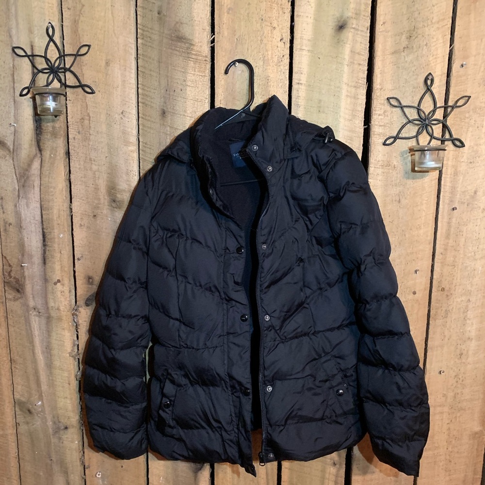 Faded Glory Puffer Jacket with Removable Hood